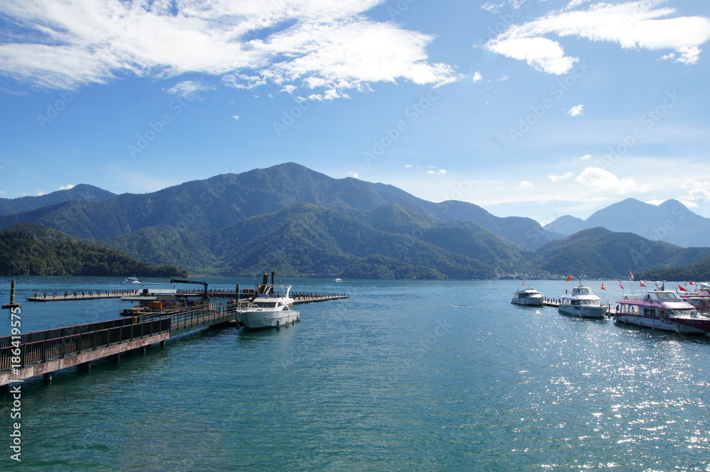 Scenic Landscape of Sea and Mountain Scenic Landscape of Sea and Mountain
