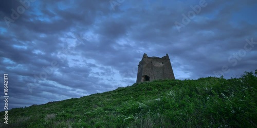 the scenery of Dushikou Great Wall in Hebei, China