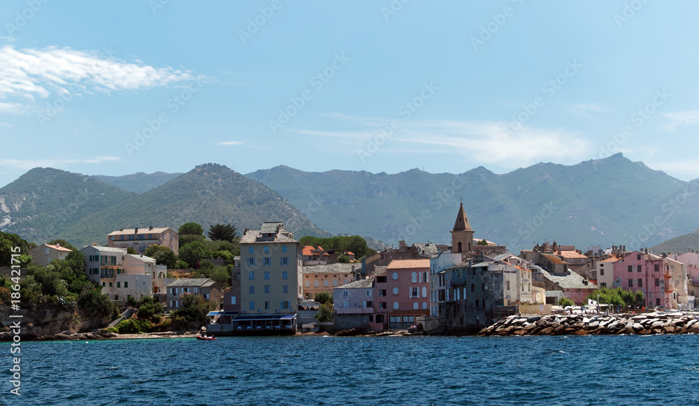 Littoral de Saint florent en haute Corse