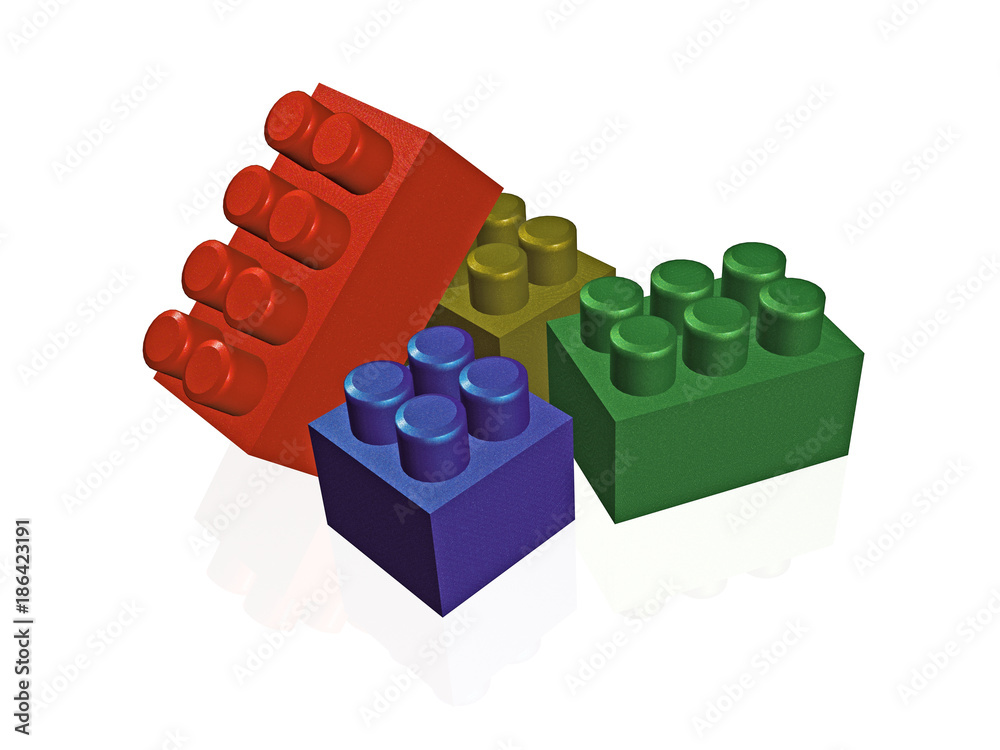 Obraz premium Meccano items