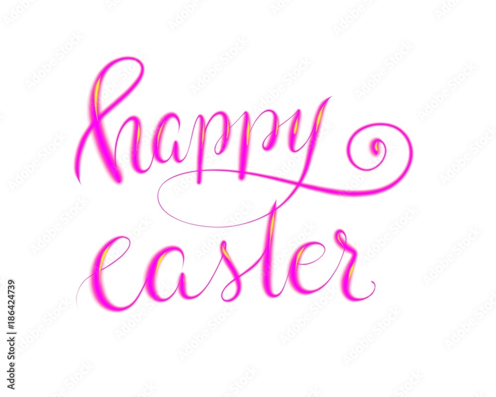 Happy Easter Schriftzug