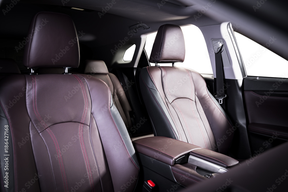 Modern sport car interior Modern sport car interior