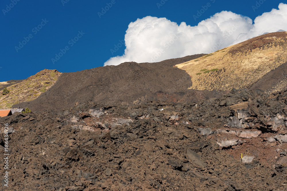 Hardened Lava Flow - Etna Volcano Sicily Italy