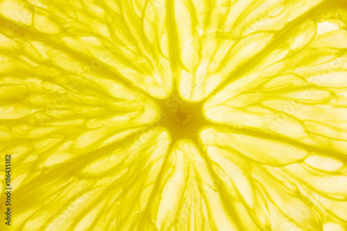 Texture of fresh lemon