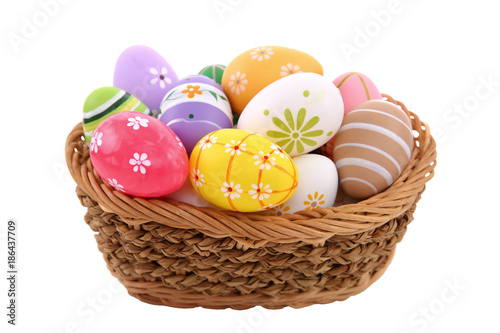 Easter holidays have very characteristic accents which are Easter eggs and expressive and joyful colors.