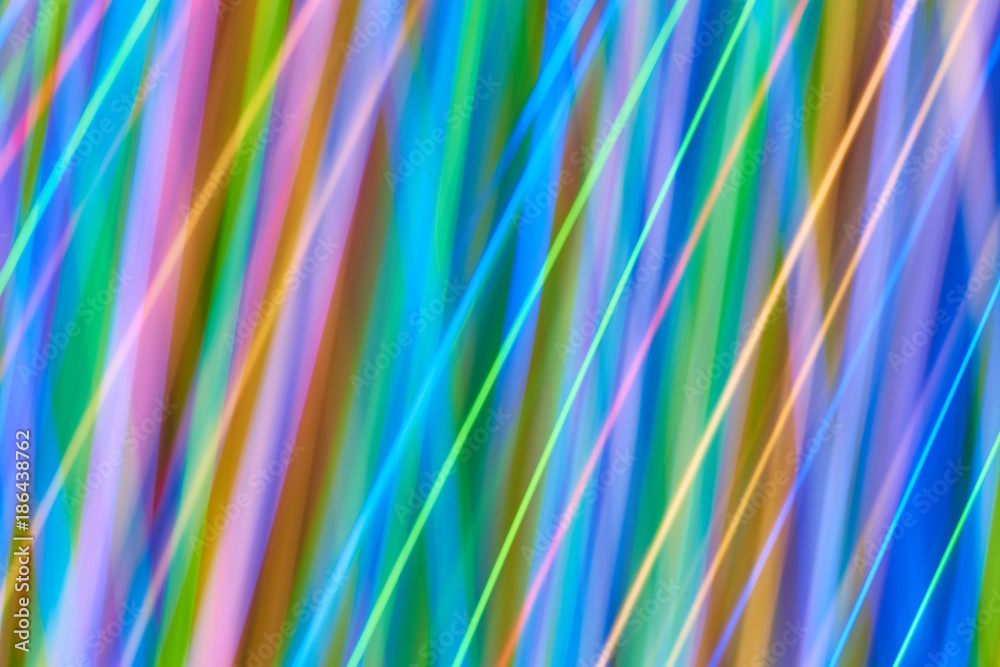 Blurred of colorful bokeh abstract on unfocused background, color bokeh background and texture, color strip lines with long exposure and motion lights Blurred of colorful bokeh abstract on unfocused background, color bokeh background and texture, color strip lines with long exposure and motion lights