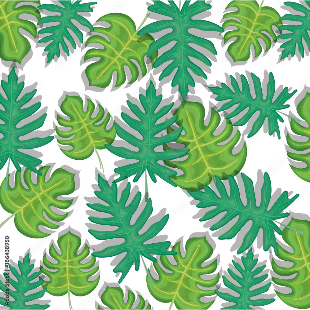 Leaves pattern background Leaves pattern background