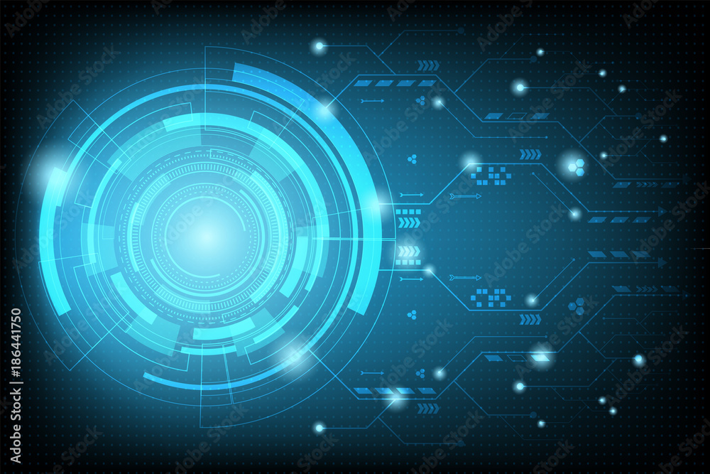 abstract futuristic circuit technology background.vector and illustration abstract futuristic circuit technology background.vector and illustration