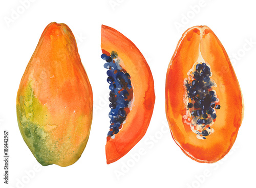 set of papaya