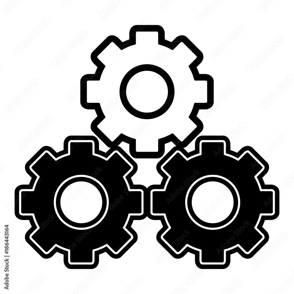 Gears machinery pieces