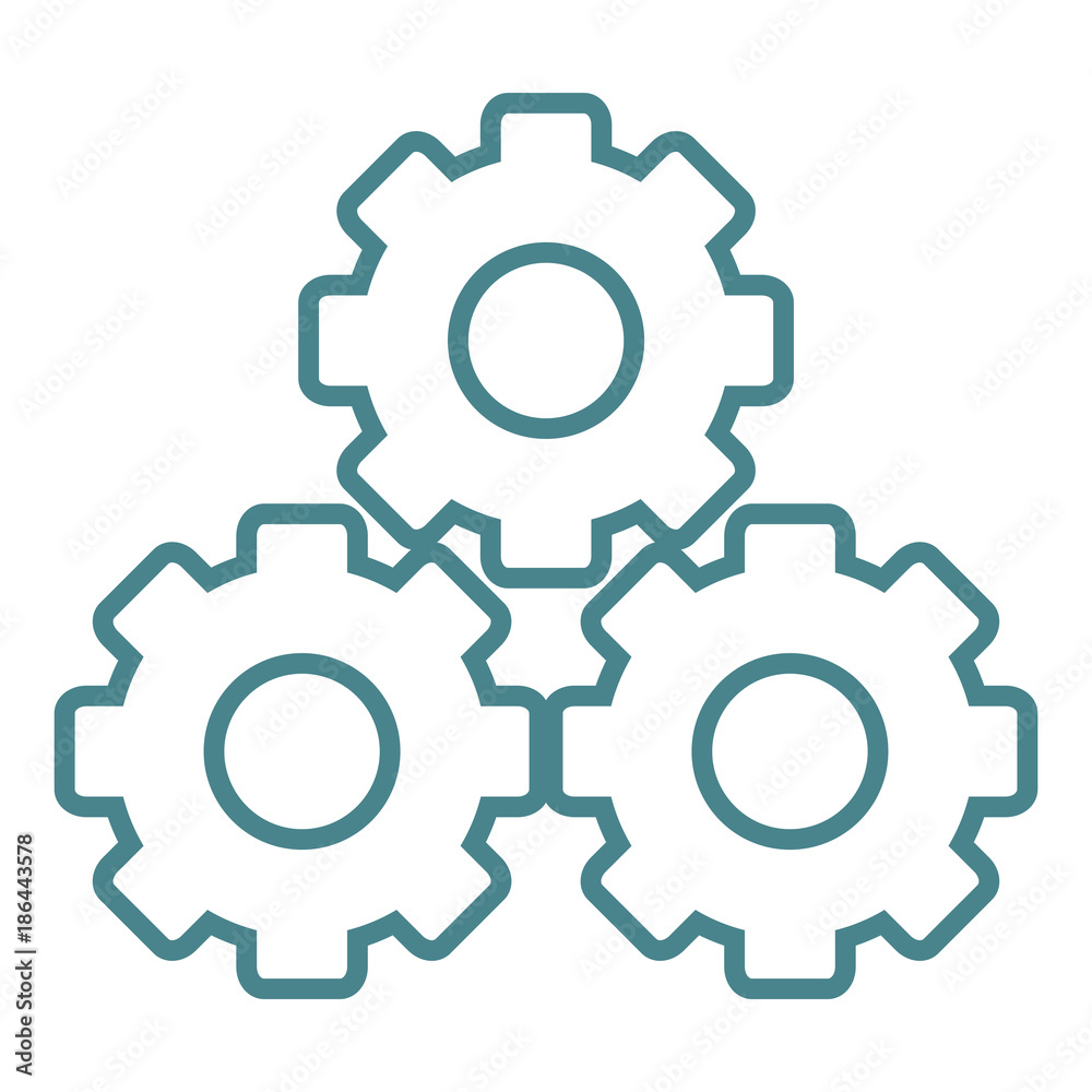 Gears machinery pieces