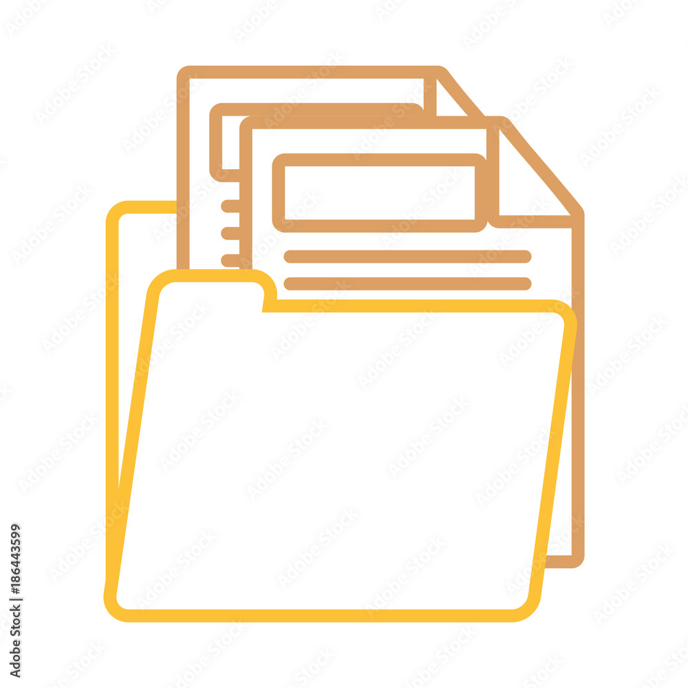 Folder with documents Folder with documents