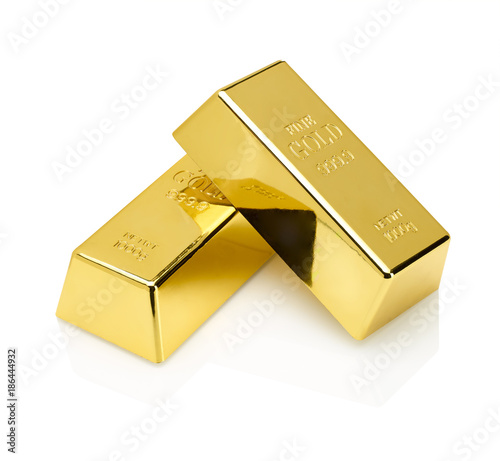 Zwei Goldbarren