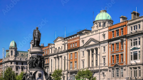 Canvas Print Statue von Daniel O’Connell in Dublin, Irland