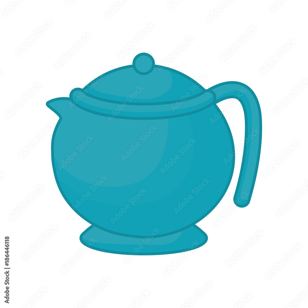Obraz premium Porcelain teapot isolated