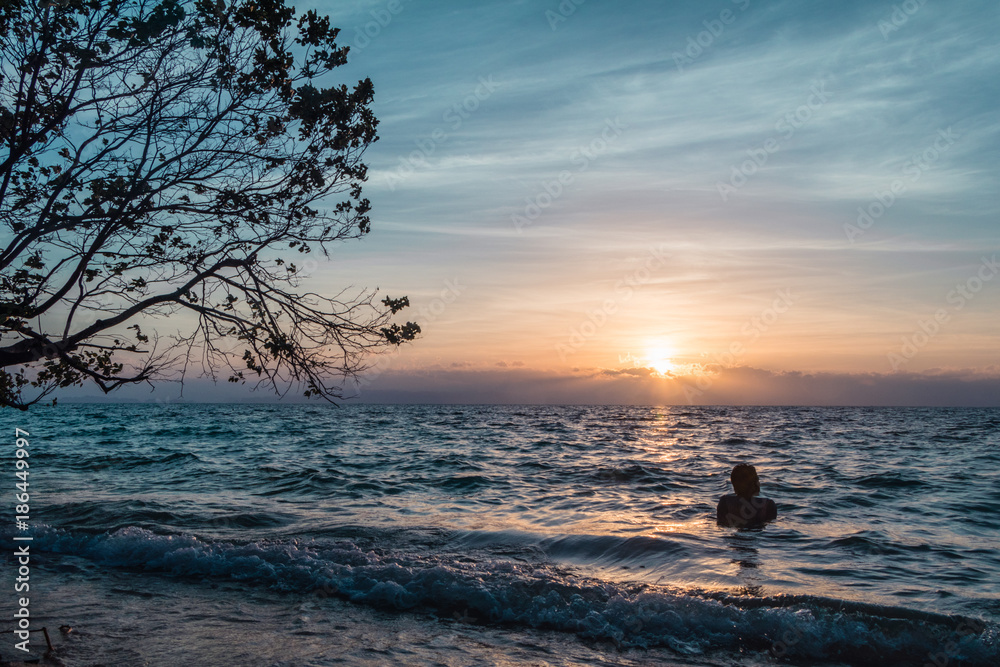 morning beach