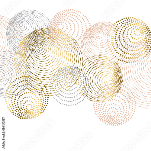 gold abstract geometry luxury style pattern.  elegant chic vector illustration for card, invitation, header.