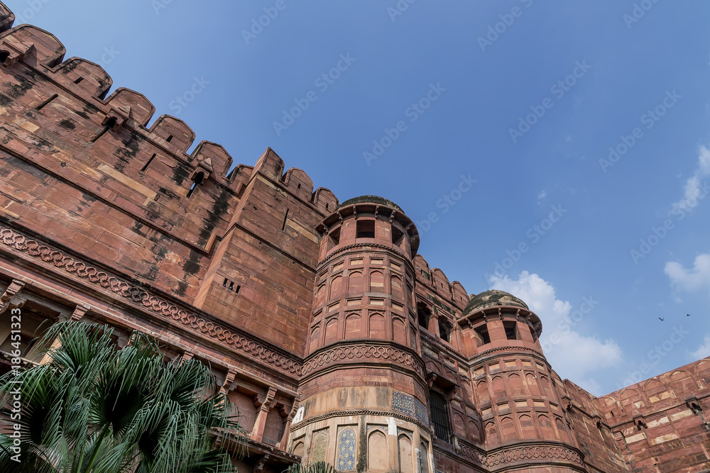 Couple of towers, Agra Fort, Uttar Pradesh, India