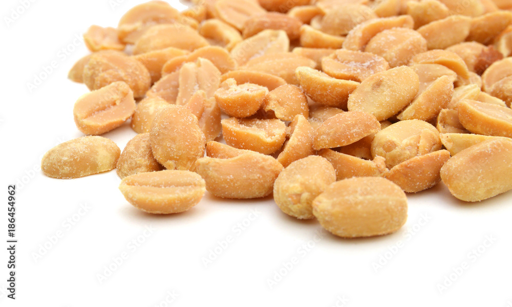 peanut on white background peanut on white background