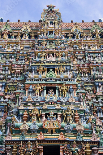 Minakshi Sundareshvera Hindu Temple - Madurai - India photo