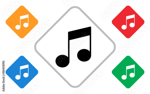 music note icon photo