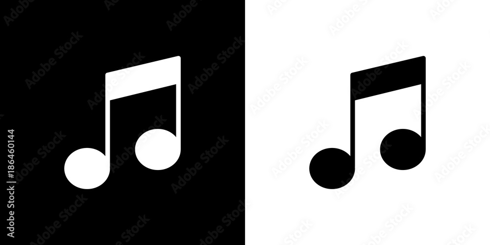 Obraz na plátně music note icon
