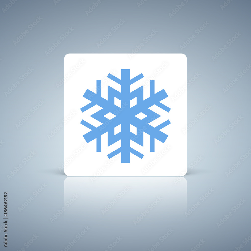 Web design of snowflake icon Web design of snowflake icon