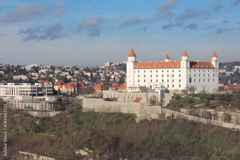 Bratislava Castle in the sunshine, Slovakia