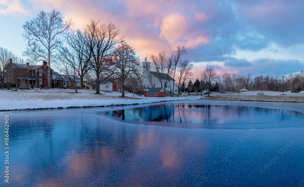 Winter Barn