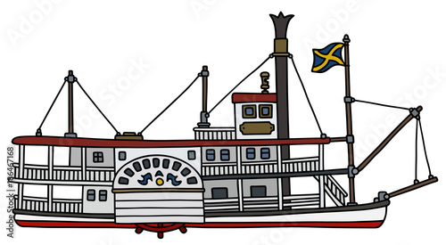 The classic paddle steamer
