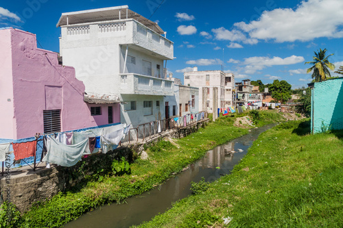 Photography Small dirty creek in Santa Clara, Cuba