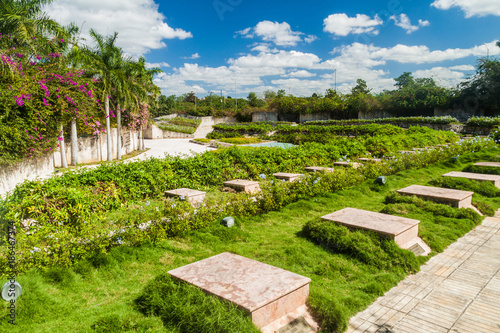 Garden at Che Guevara monument in Santa Clara, Cuba