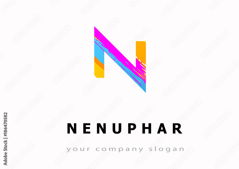 letter N logo Template for your company letter N logo Template for your company