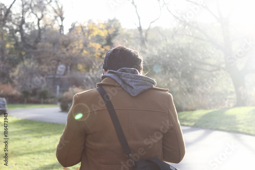 Walking boy