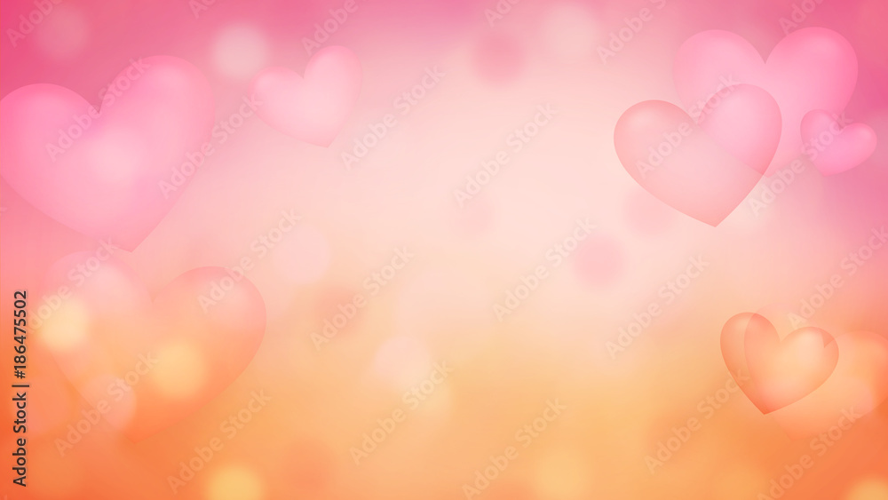 background with opacity hearts abstract crative background illustration