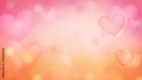 background with opacity hearts abstract crative background illustration photo