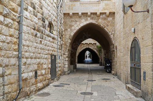 street in the Old City of Jerusalem