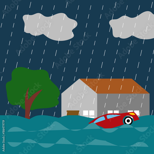 Natural Disaster Illustration