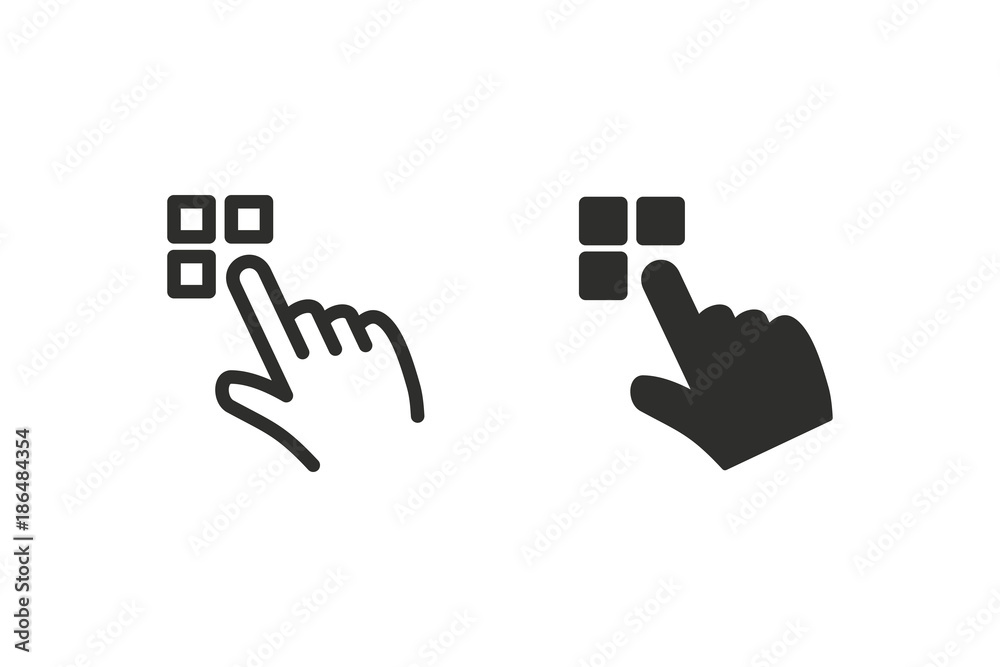 Interact vector icon. Interact vector icon.