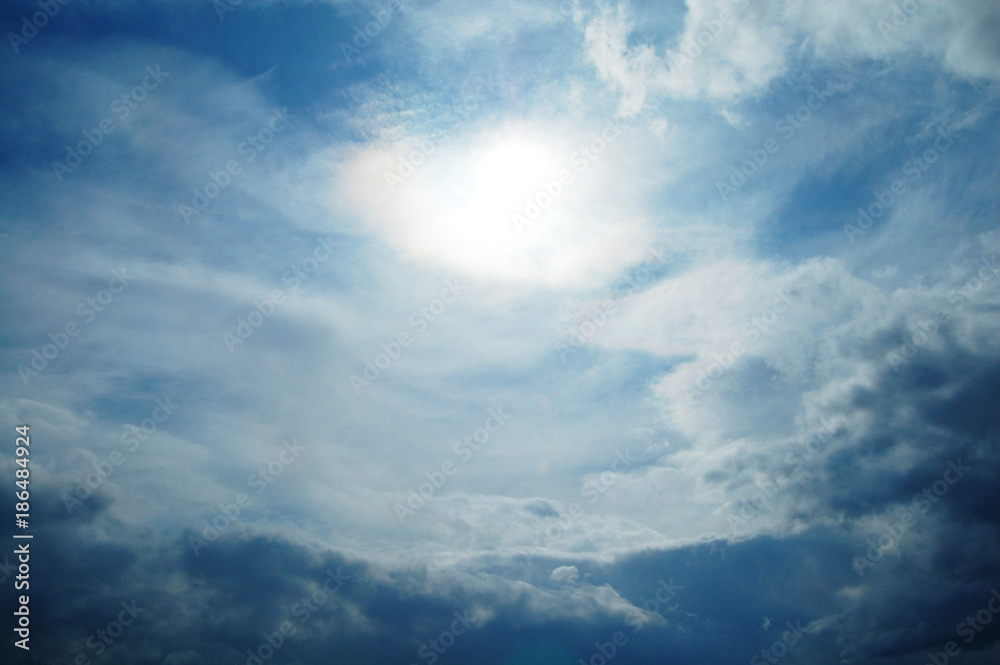 Obraz premium 北海道の大空