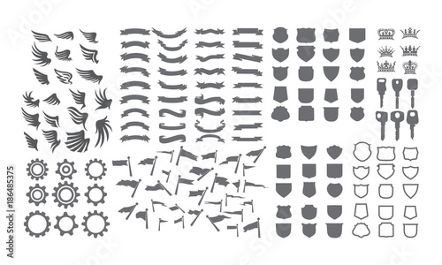 Emblem Template Set  Design Template Vector