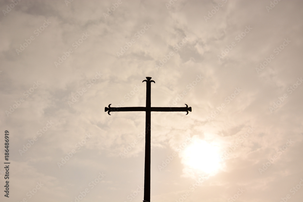 The cross, symbol of the Catholic religion