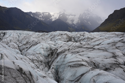 Vatnajokull Glacier the largest glacier in Iceland where game of thrones was filmed