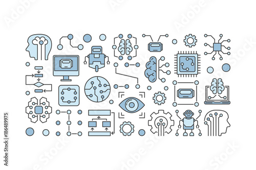 Modern AI technology illustration