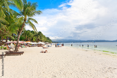 beautiful white beach  Beach  Boracay island  Philippines  Southeast Asia 29 mar 2012