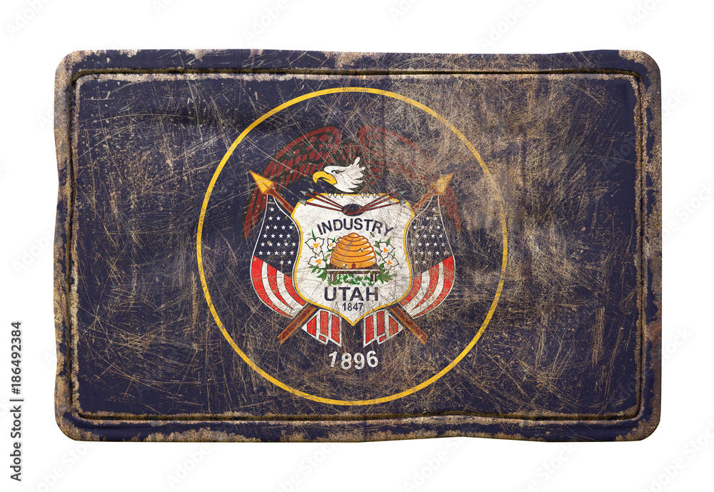 Old Utah State flag Old Utah State flag