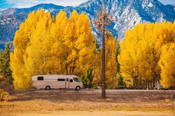 Motorhome RV in California