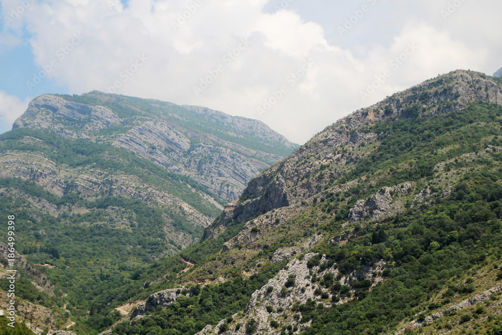 Mountains around Old Bar town, Montenegro Mountains around Old Bar town, Montenegro