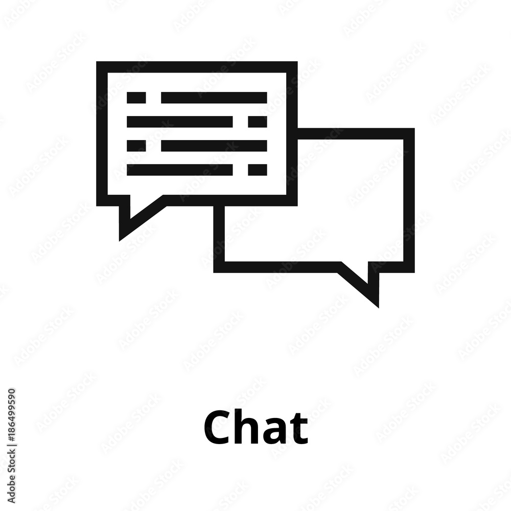 Chat line icon Chat line icon