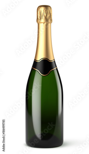 Bouteille de champagne vectorielle 4